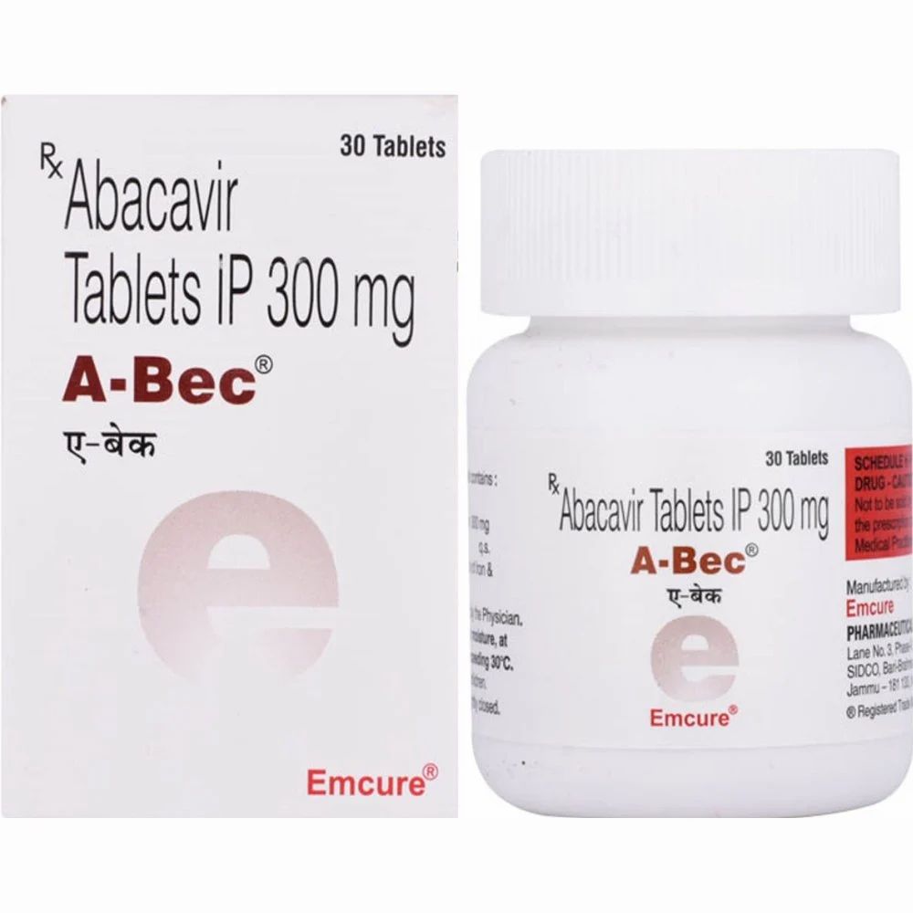 A-Bec Abacavir Tablet โ Abacavir 300mg