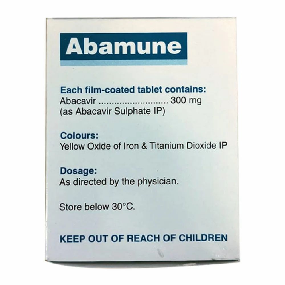 Abamune Abacavir 300 mg Tablet — Abamune 300mg 300 mg view 2
