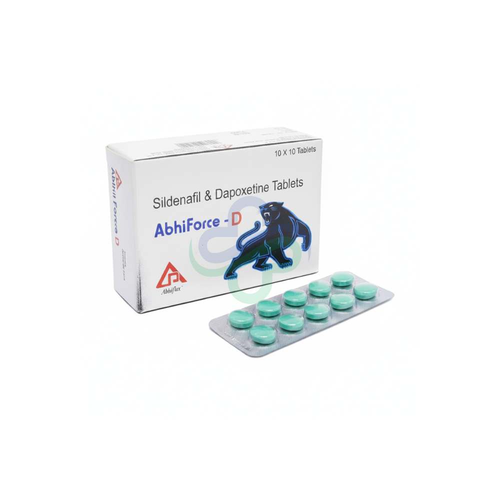 Abhiforce D Tablet — Abhiforce D Sildenafil & Dapoxetine Sildenafil & Dapoxetine Tablet view 2