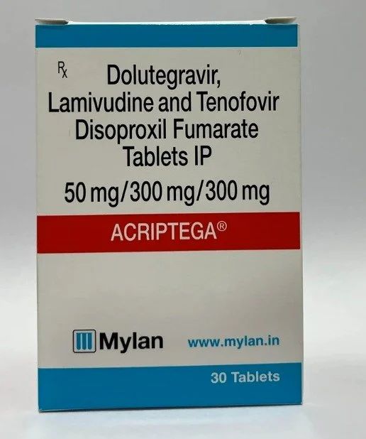 Acriptega Hiv Tablets โ Dolutegravir Lamivudine Tenofovir N/A