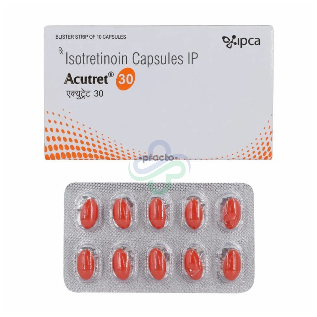 Acutret Isotretinoin 30mg Capsules — Acutret 30mg 30mg