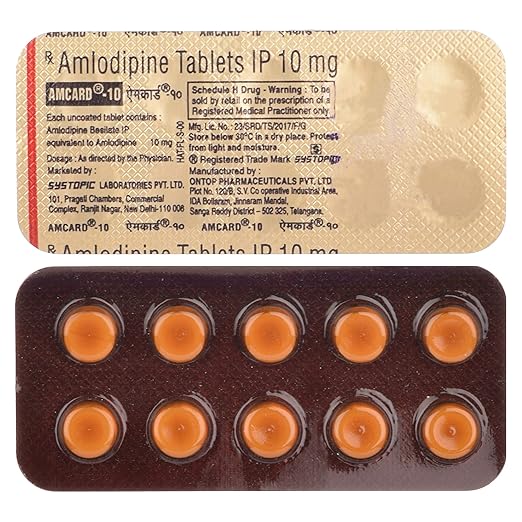 Amcard Amlodipine 10 mg — Amlodipine 10 mg view 4