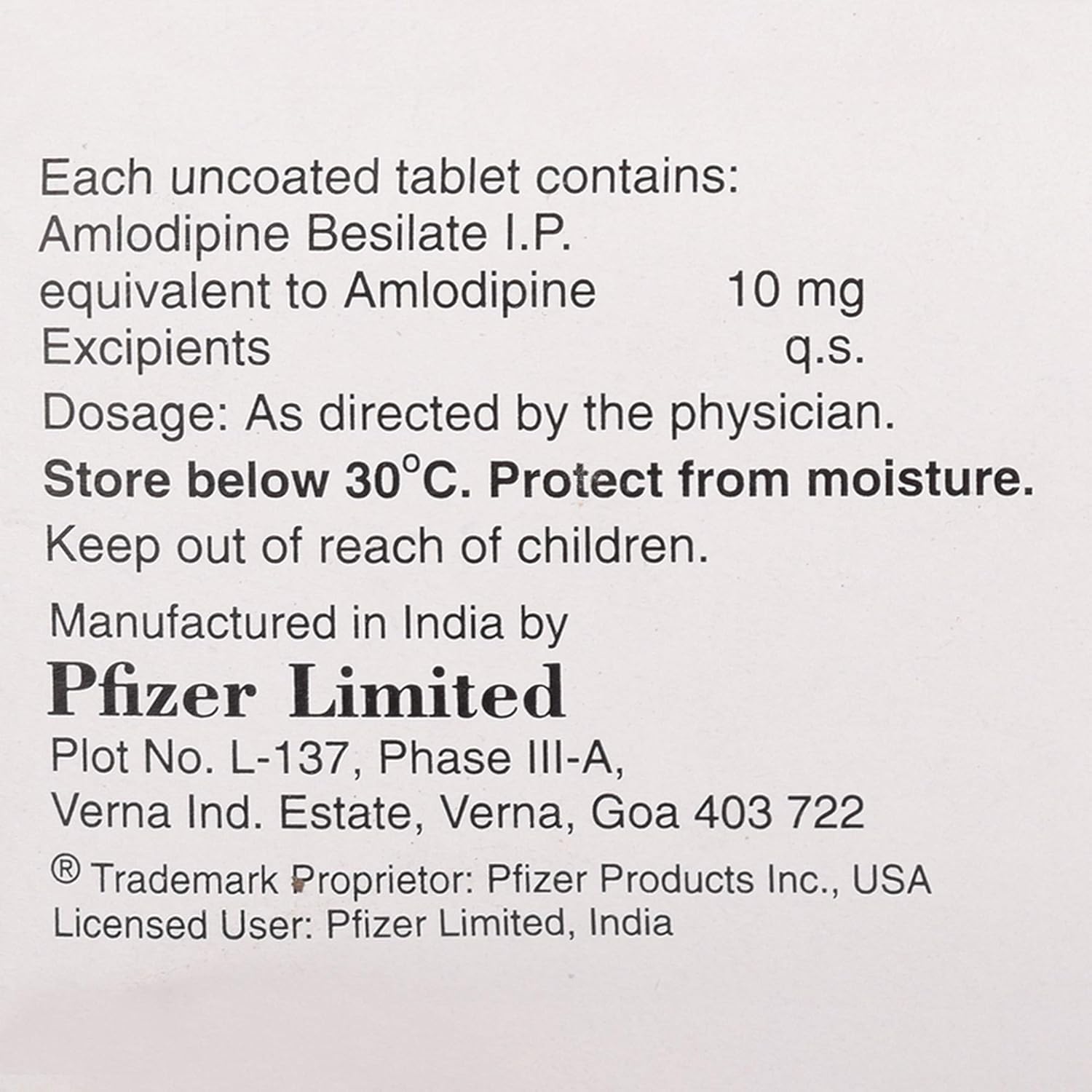 Amlodipine Amlogard 10 Mg Tablet — Amlodipine 10 mg view 4