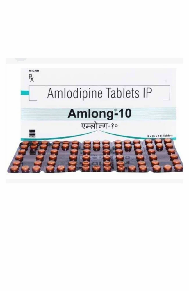 Amlong Amlodipine 10mg Tablet — Amlodipine 10 mg view 2