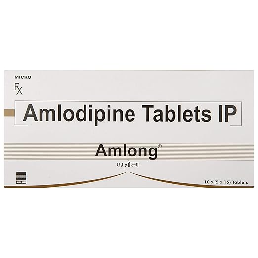 Amlong Amlodipine 5mg Tablet — Amlodipine 5 mg