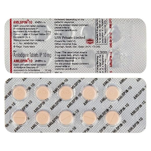 Amlopin Amlodipine 10mg Tablet — Amlodipine 10 mg view 4