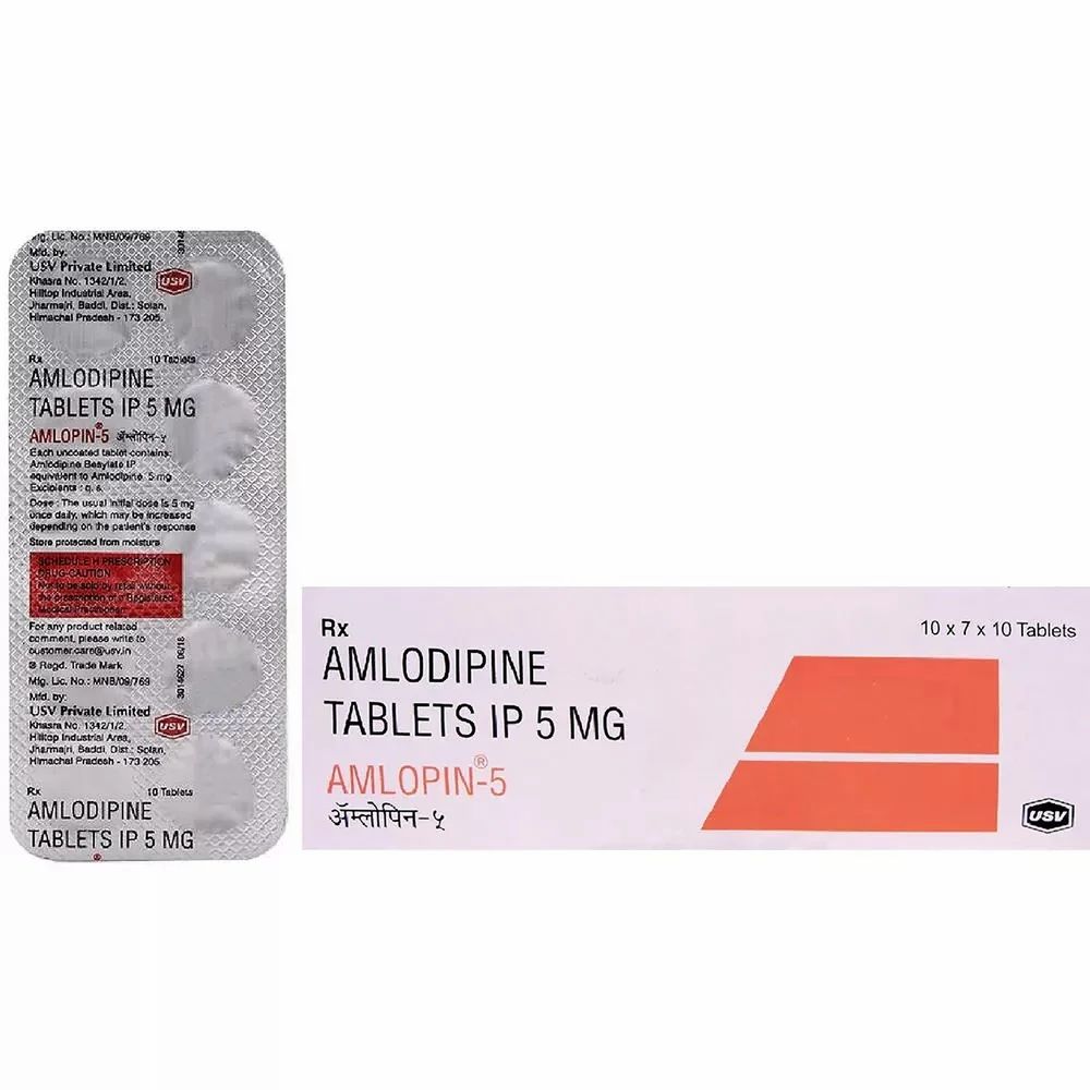 Amlopin Amlodipine 5mg Tablet — Amlodipine 5 mg view 2
