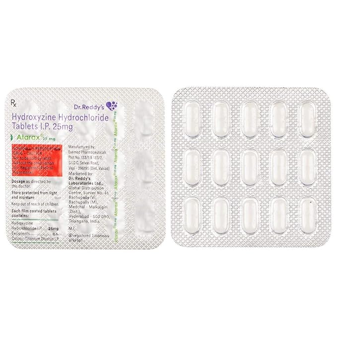 Atarax 25 mg Tablet — Hydroxyzine 25mg view 3