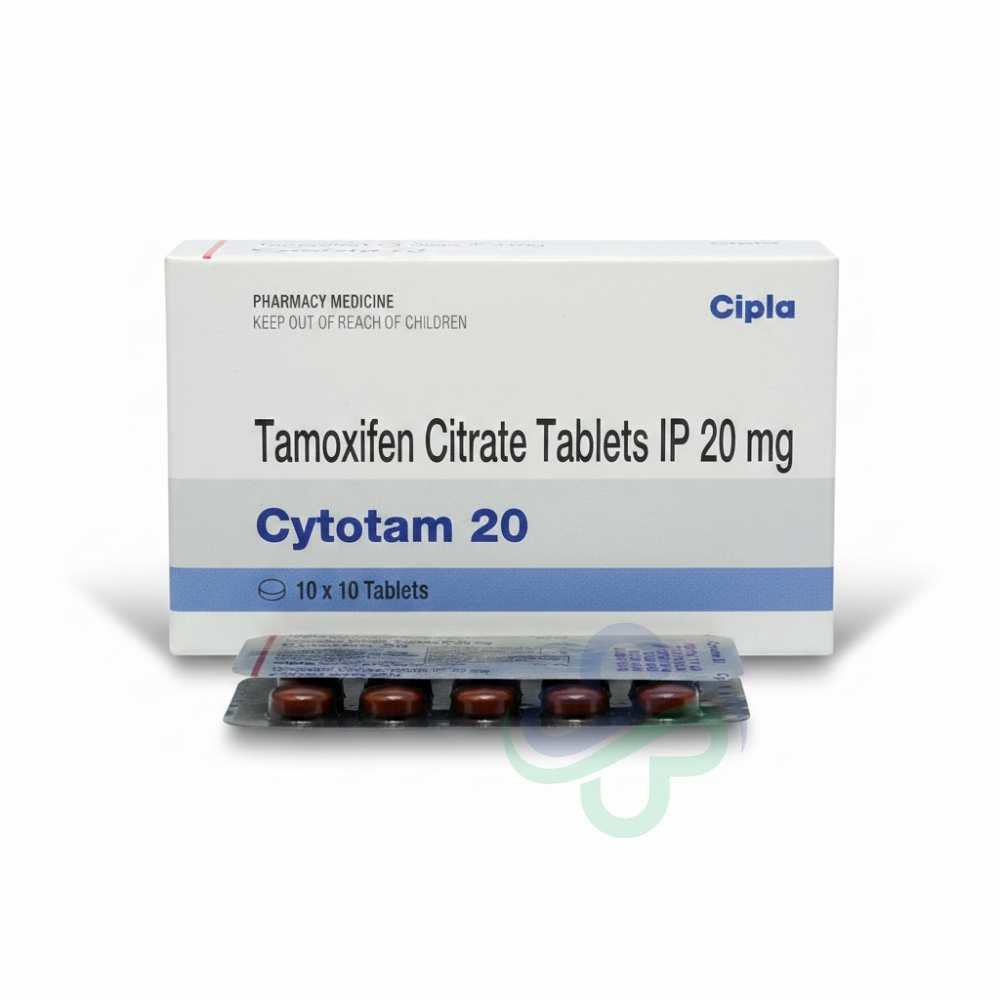 Cytotam 20 Mg Tablet Tamoxifen Citrate β Tamoxifen Citrate 20mg view 3