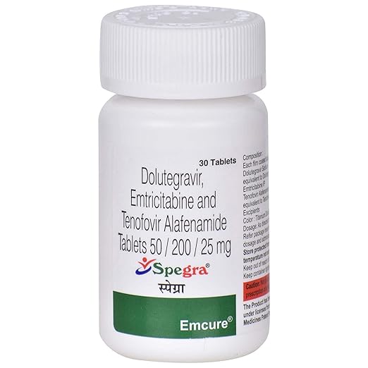 Spegra Tablet โ Dolutegravir Emtricitabine Tenofovir Alafenamide 50mg/200mg/25mg