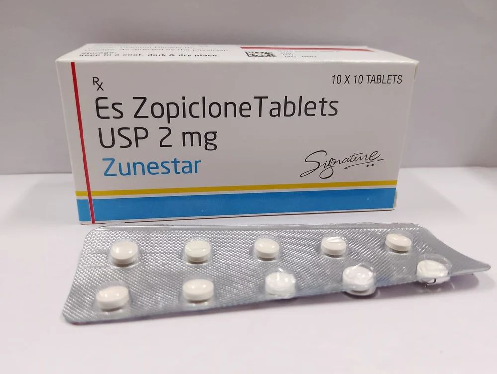 Es Zopiclone Zunestar Tablets USP 2mg — Eszopiclone Zunestar 2mg 2mg view 2