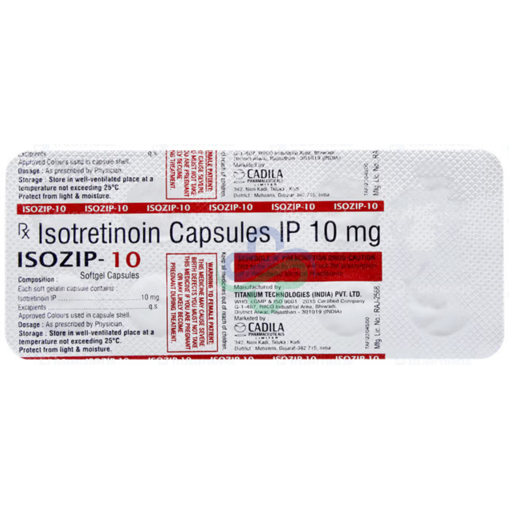 ISOZIP Isotretinoin 10mg Capsules — ISOZIP 10mg view 3