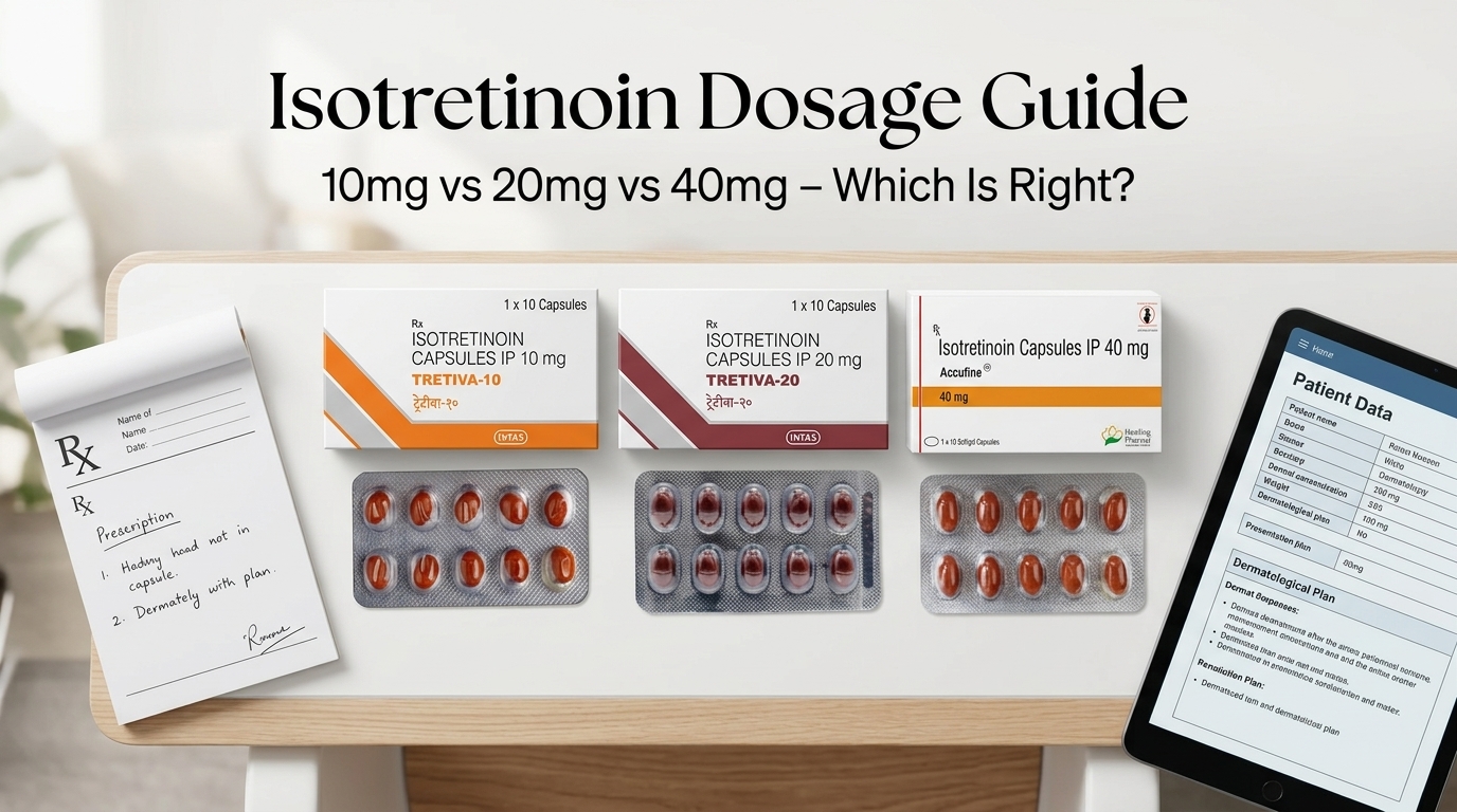Isotretinoin Dosage Guide: 10mg vs 20mg vs 40mg – Which Is Right?