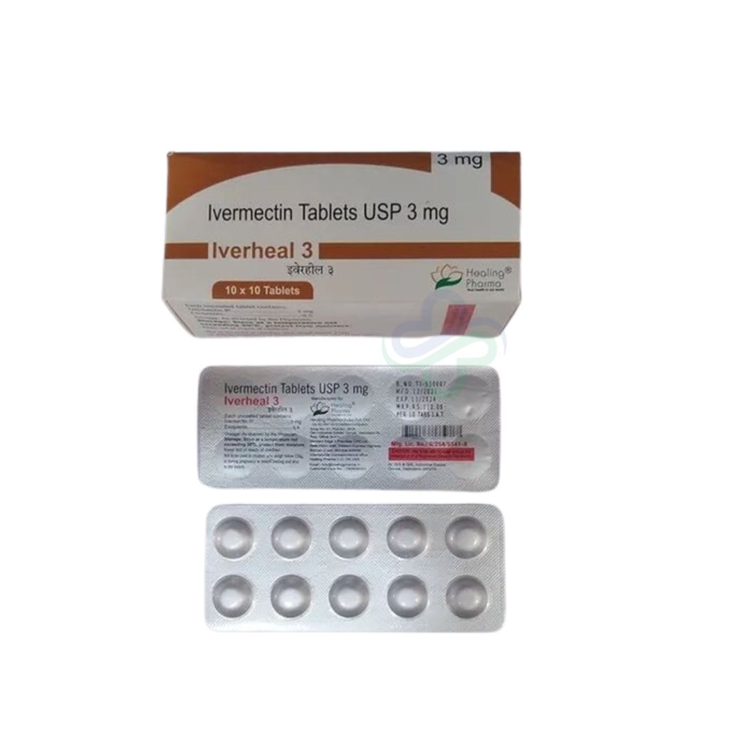 Iverheal Ivermectin 3mg Tablet — Ivermectin 3mg