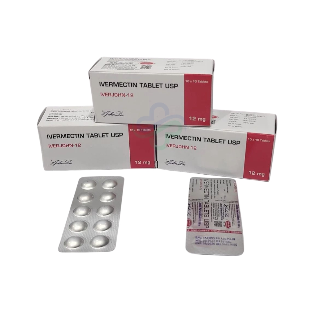 Iverjohn 12 Ivermectin 12mg Tablets — Ivermectin 12mg/tablet view 2