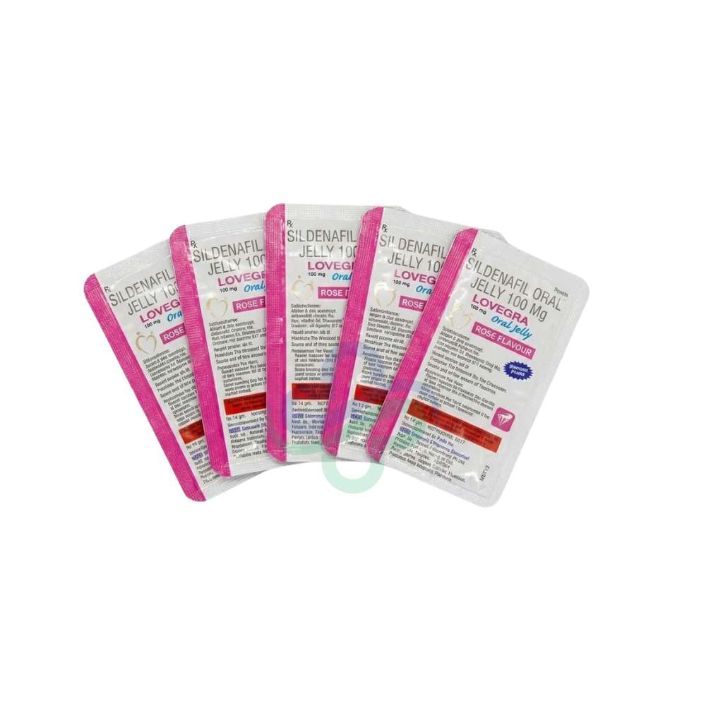 Lovegra 100mg Oral Jelly (Sildenafil Citrate) — Lovegra Oral Jelly 100mg view 3