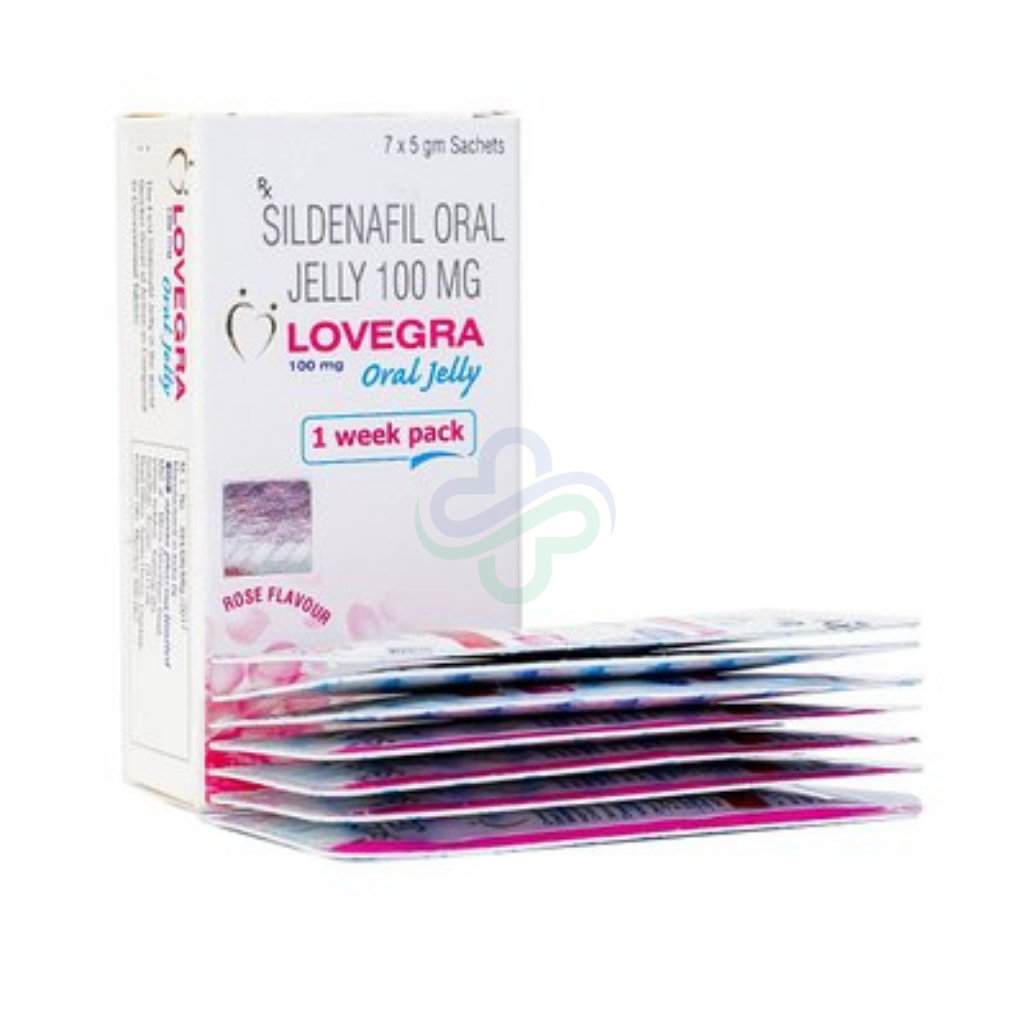 Lovegra 100mg Oral Jelly (Sildenafil Citrate) — Lovegra Oral Jelly 100mg view 4