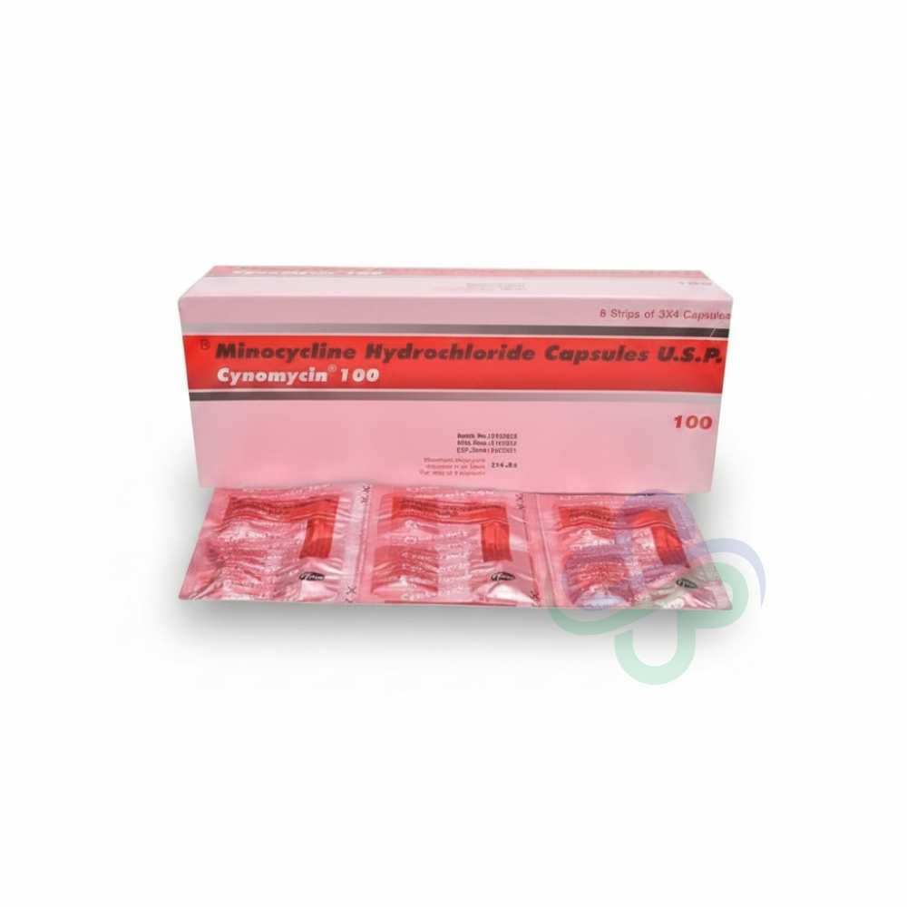Minocycline 100 Mg Capsule-cynomycin — Minocycline 100mg view 2