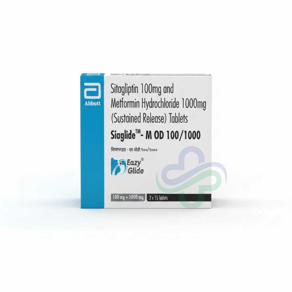 Sitagliptin Metformin Hydrochloride-Siaglide Tablets β Sitagliptin + Metformin 50mg + 500mg view 2