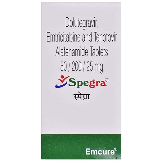 Spegra Tablet — Dolutegravir Emtricitabine Tenofovir Alafenamide 50mg/200mg/25mg view 4