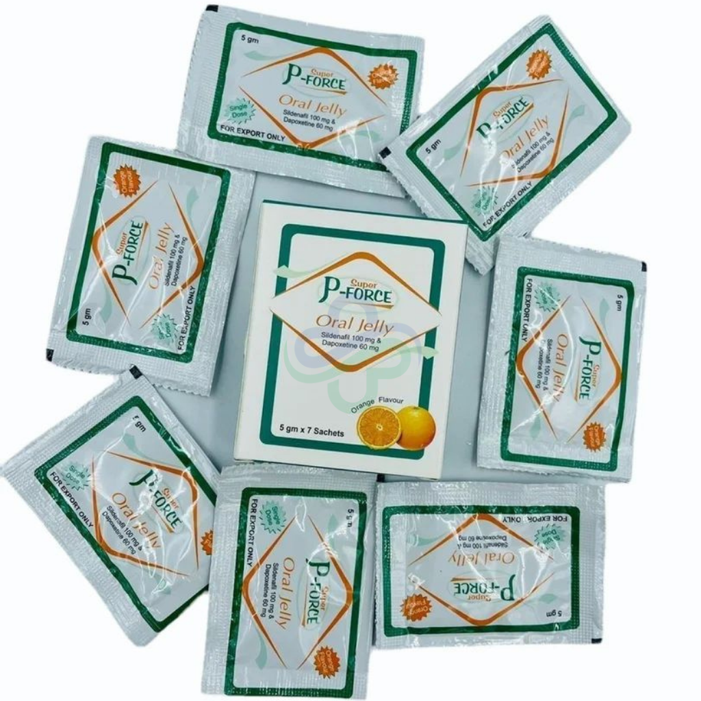 Super P Force Oral Jelly (Sildenafil 100 and Dapoxetine 60) — Super P Force Sildenafil 100 and Dapoxetine 60 view 2