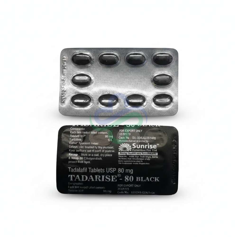 Tadarise black 80mg Tablet — Tadalafil 80mg black 80mg view 3