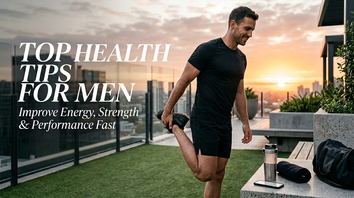 Top Health Tips for Men: Improve Energy, Strength & Performance Fast