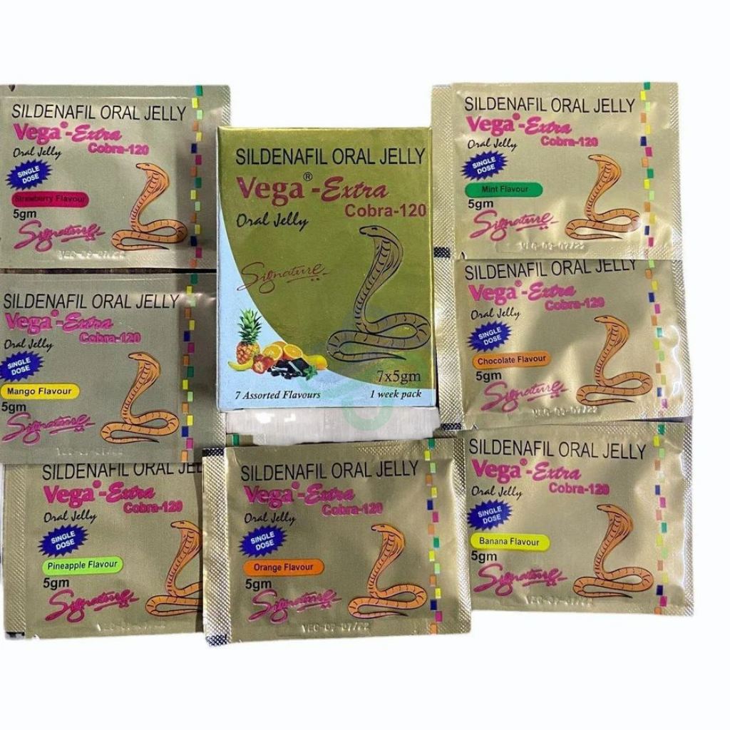 Vega Extra Cobra 120 Mg (Sildenafil Oral Jelly) — Vega Extra Cobra 120 Mg 120Mg view 3