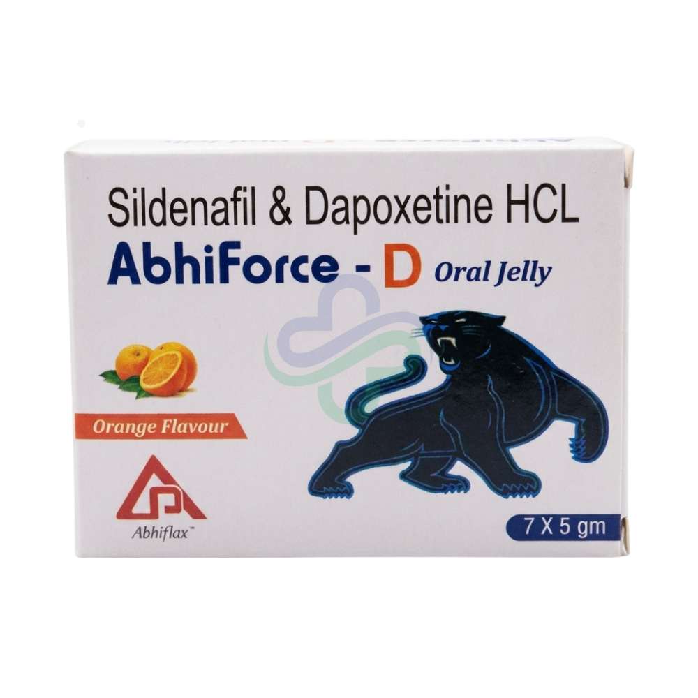 Abhiforce D Oral Jelly (Sildenafil 100mg-Dapoxetine 60mg) — Abhiforce 100mg