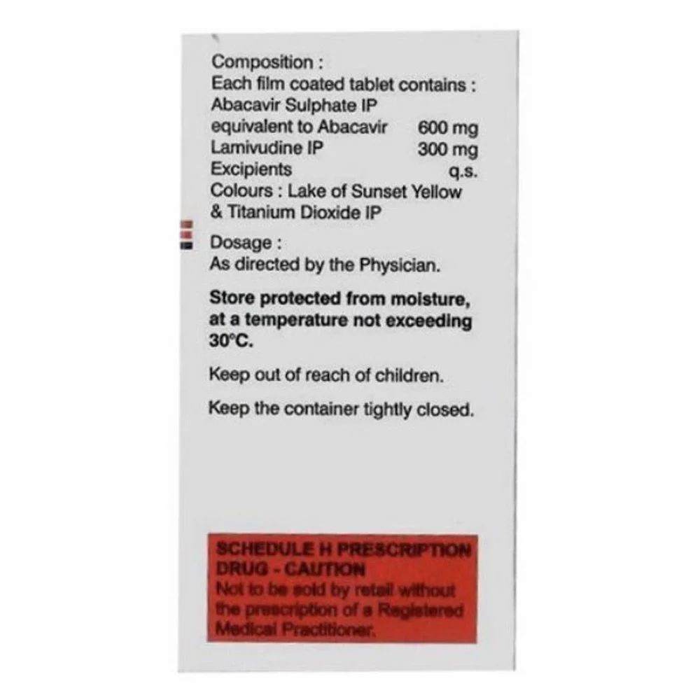 Abacavir And Lamivudine - ABEC-L Tablets — Abacavir N/A view 4