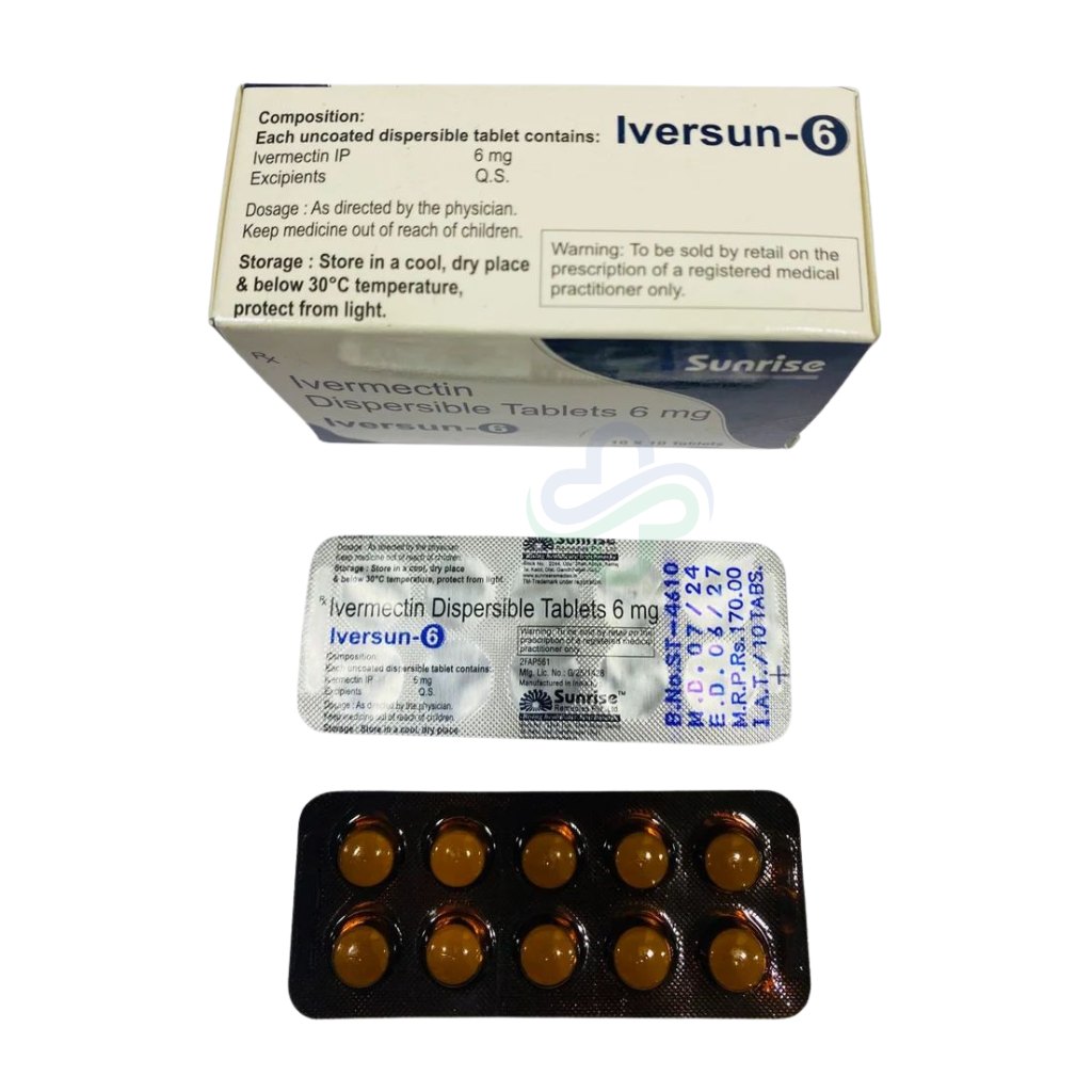 Iversun 6mg ivermectin tablet — Ivermectin 6mg view 2