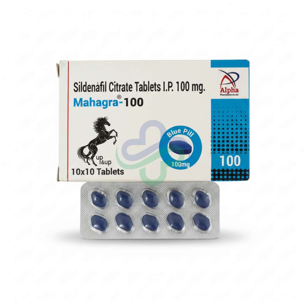 Mahagra 100mg Tablets — Sildenafil Citrate 100mg 100mg view 2