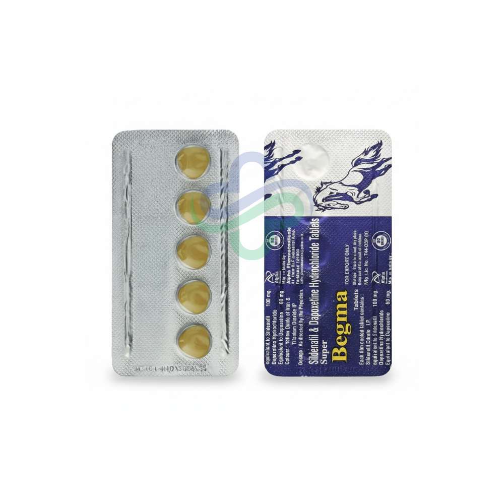 Super Begma Tablets — Sildenafil & Depoxitine As prescribed view 2