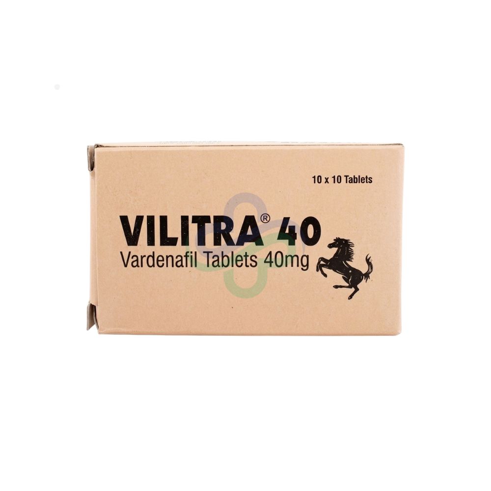 Vilitra 40 Tablets — Vardenafil 40mg 40mg
