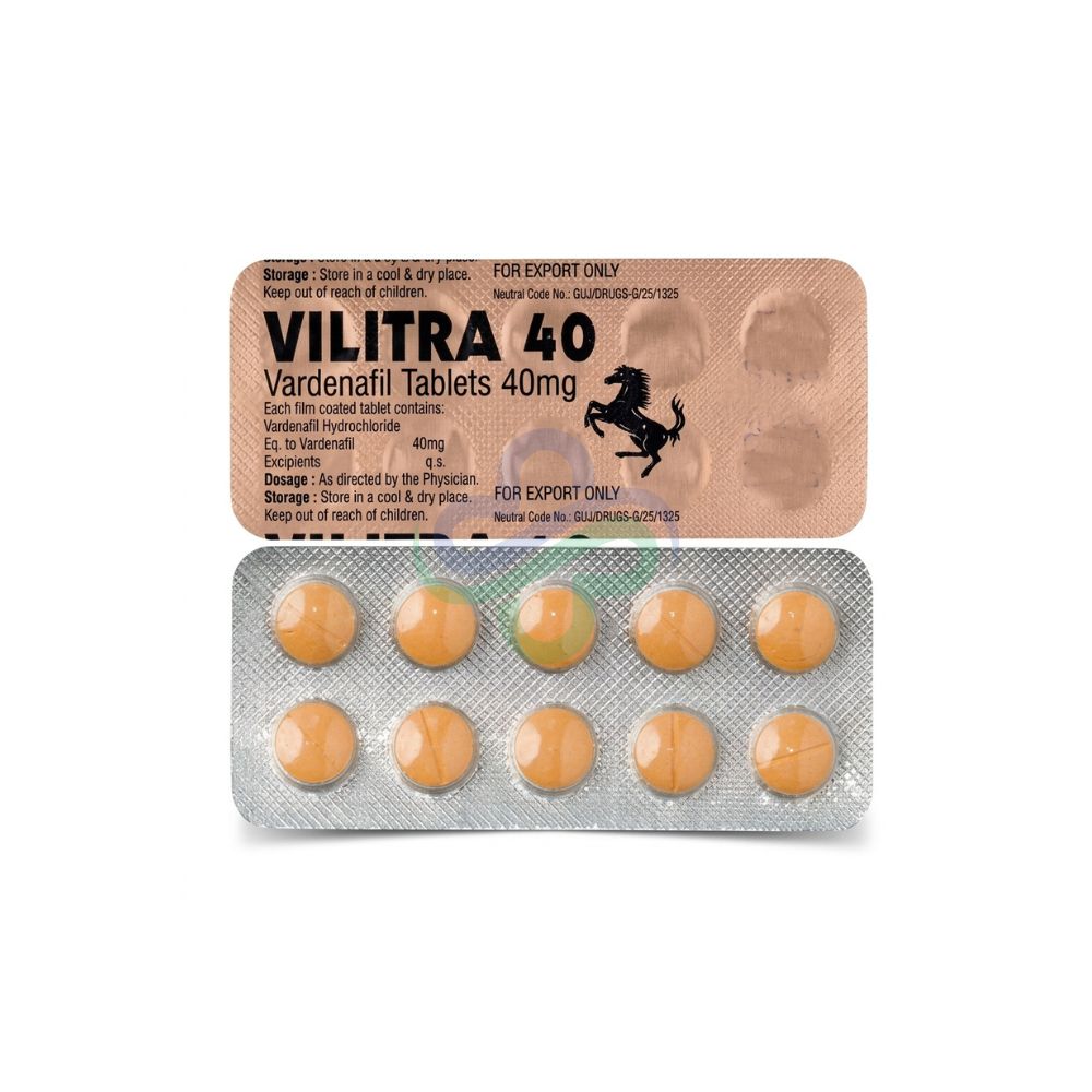 Vilitra 40 Tablets — Vardenafil 40mg 40mg view 3